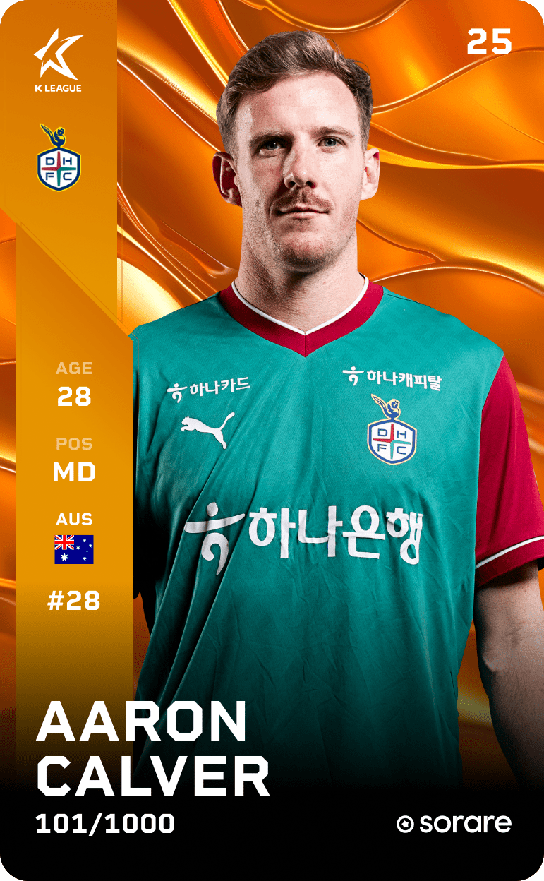 Aaron Calver 2025-26 • Limited 101/1000