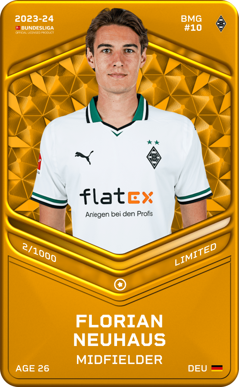 Florian Neuhaus 2023-24 • Limited 2/1000