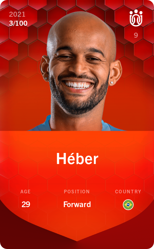 Sorare - Sorare Official - Héber 2021-22 • Rare 3/100 - NFT # 14954433311250162187835791629562277027759142806268491842514681880549517486475