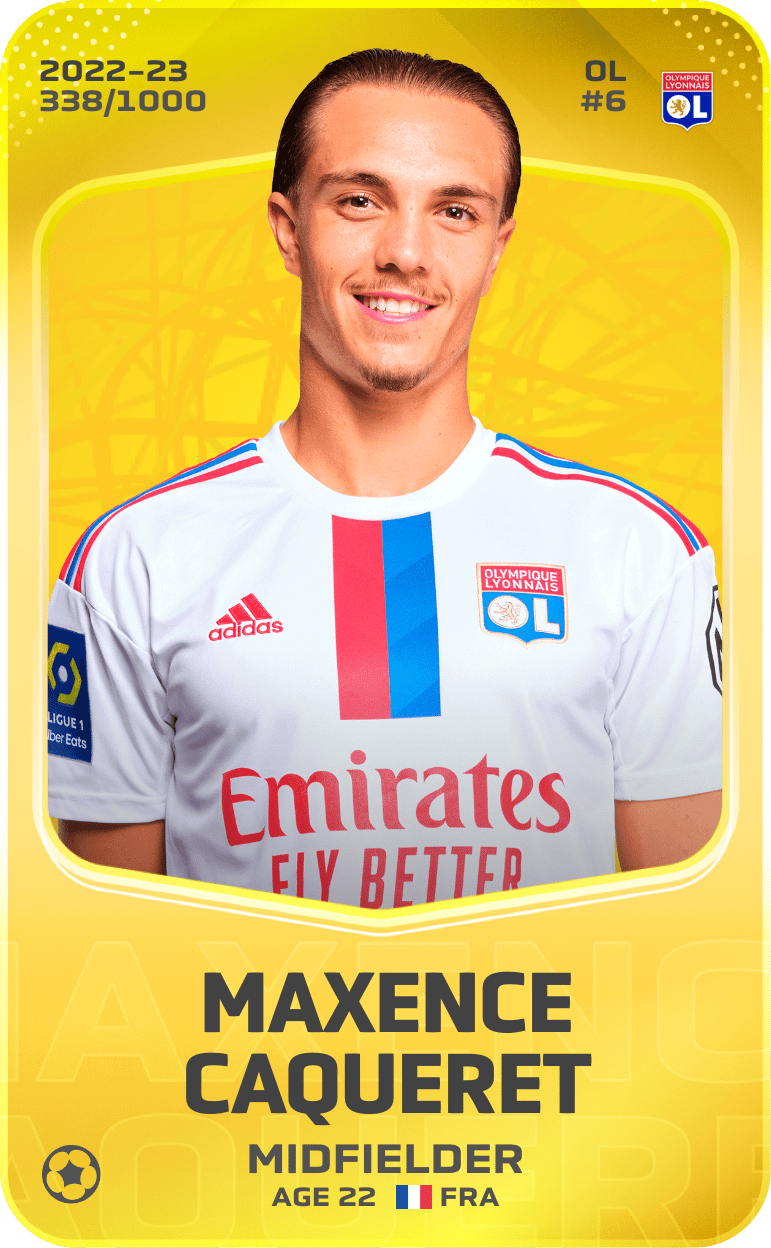 Maxence Caqueret 2022-23 • Limited 338/1000