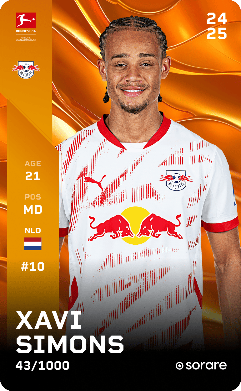 Xavi Simons 2024-25 • Limited 43/1000