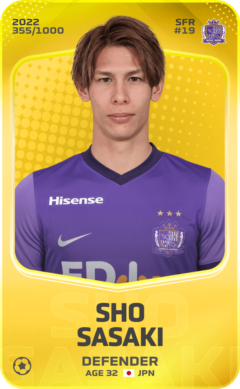 Sho Sasaki 2022-23 • Limited 355/1000