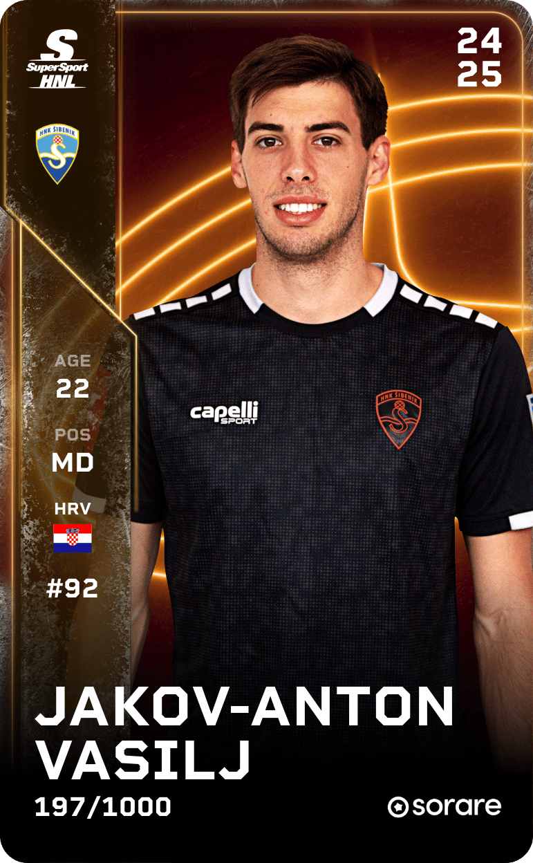 Jakov-Anton Vasilj 2024-25 • Limited 197/1000
