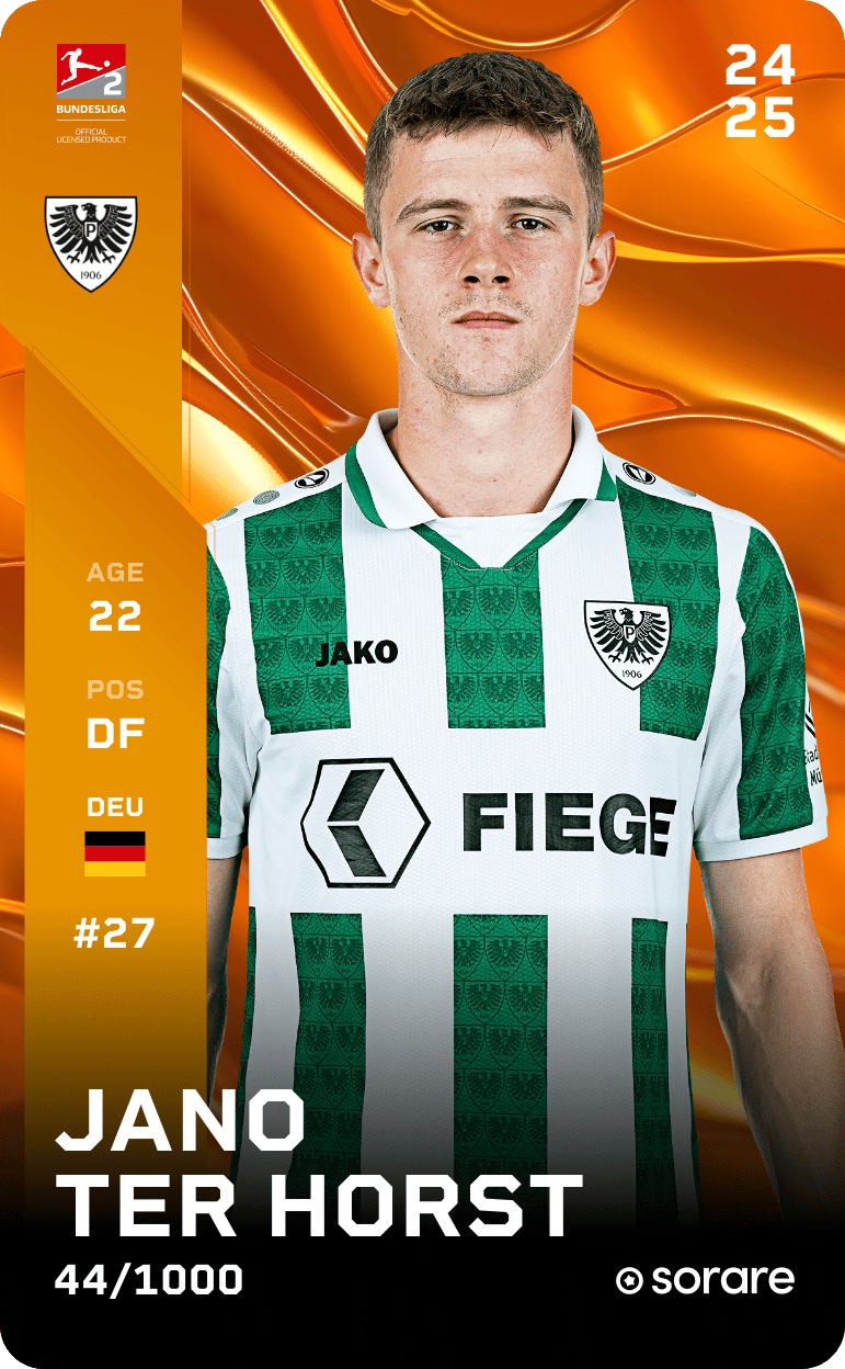 Jano ter Horst 2024-25 • Limited 44/1000