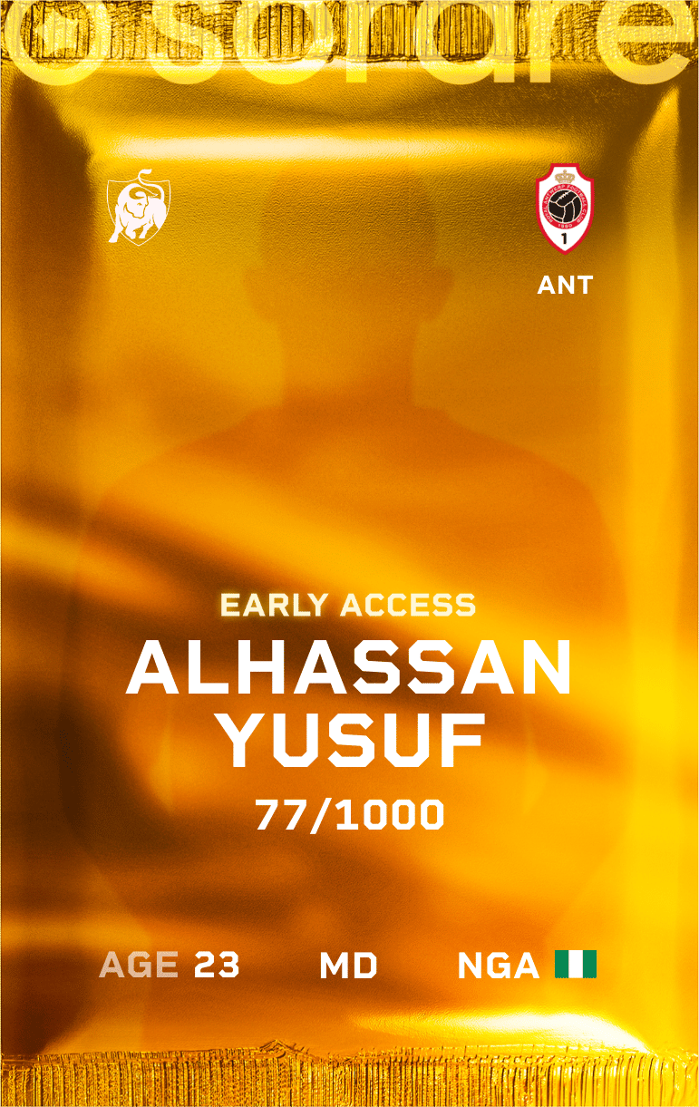 Alhassan Yusuf 2024-25 • Limited 77/1000