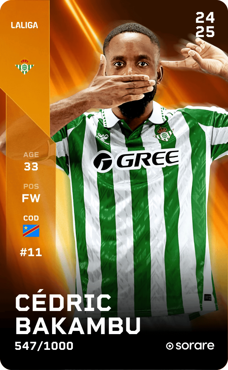 Cédric Bakambu 2024-25 • Limited 547/1000