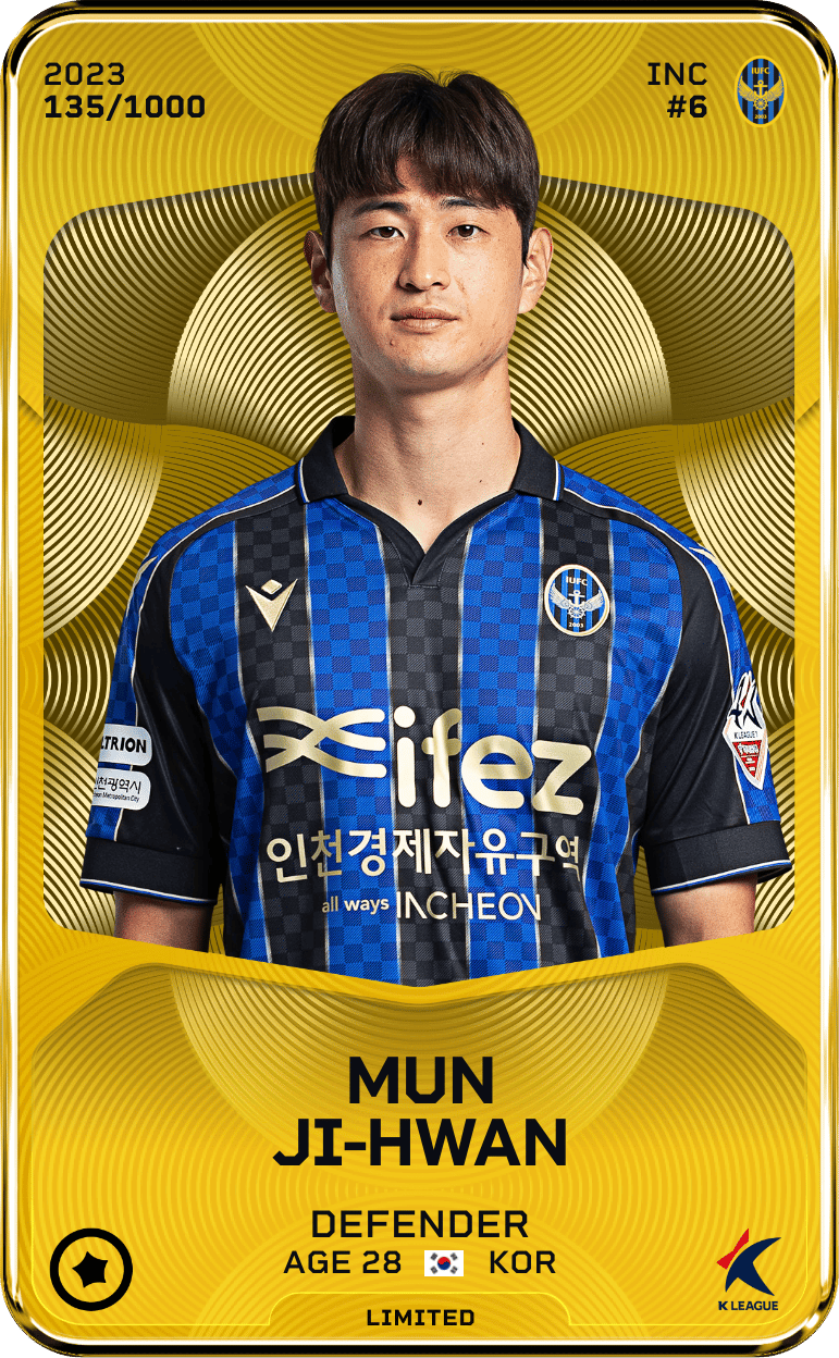 Mun Ji-Hwan 2023-24 • Limited 135/1000