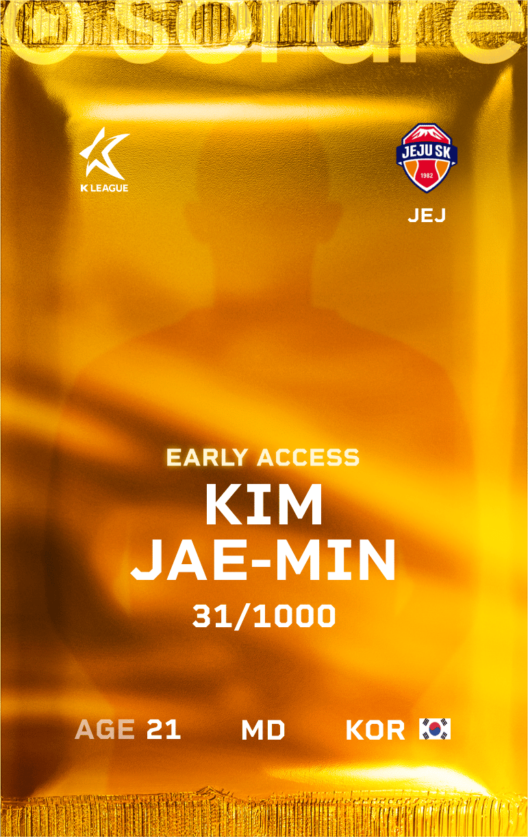 Kim Jae-Min 2025-26 • Limited 31/1000