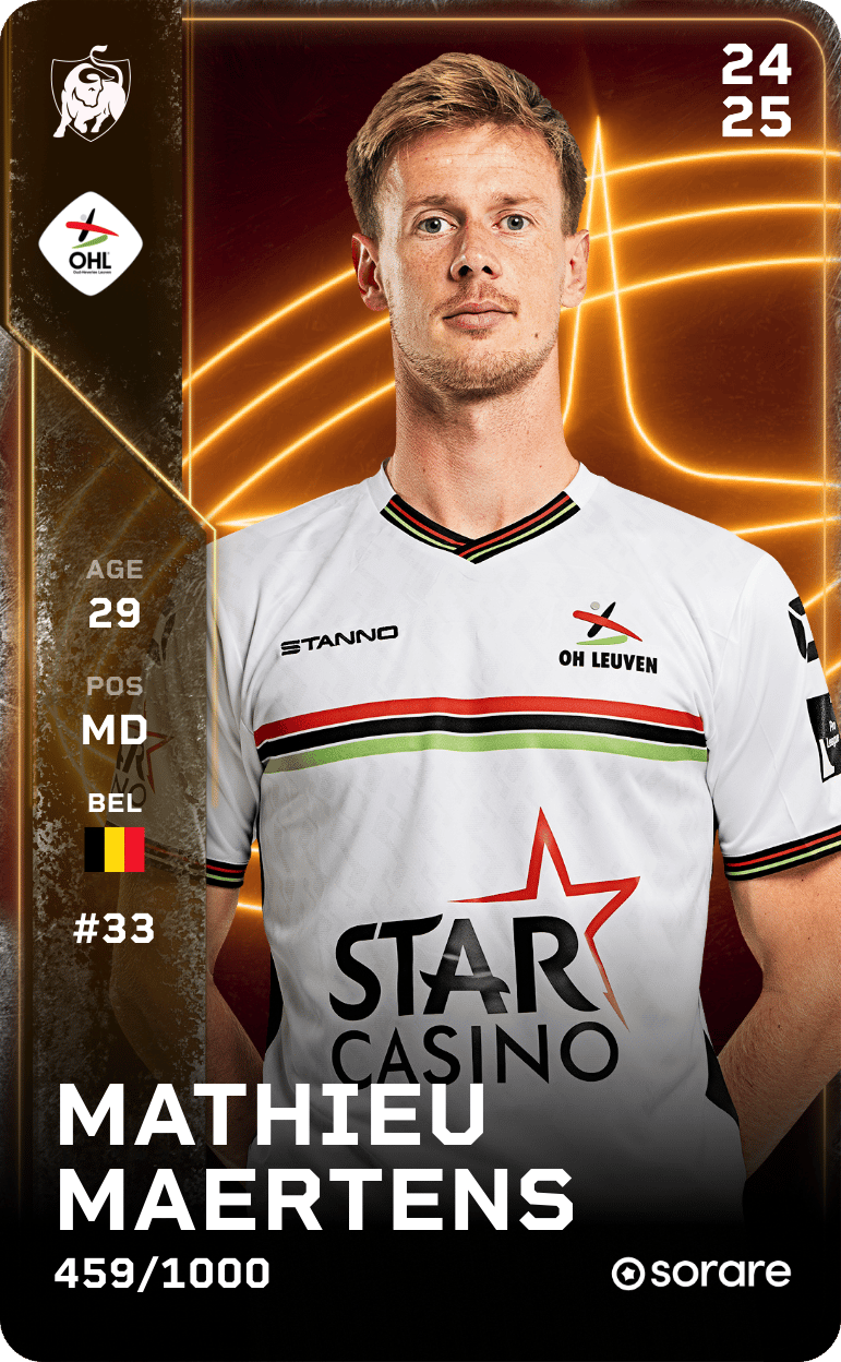 Mathieu Maertens 2024-25 • Limited 459/1000