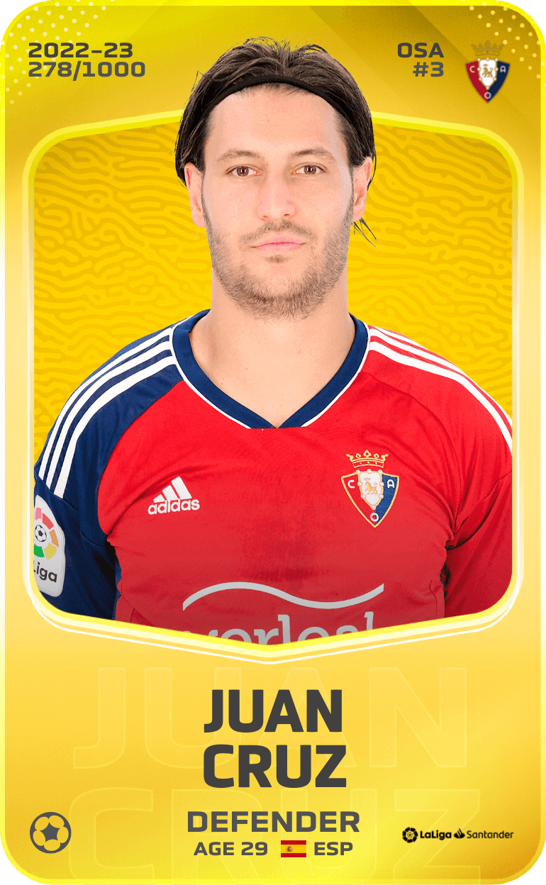 Juan Cruz 2022-23 • Limited 278/1000