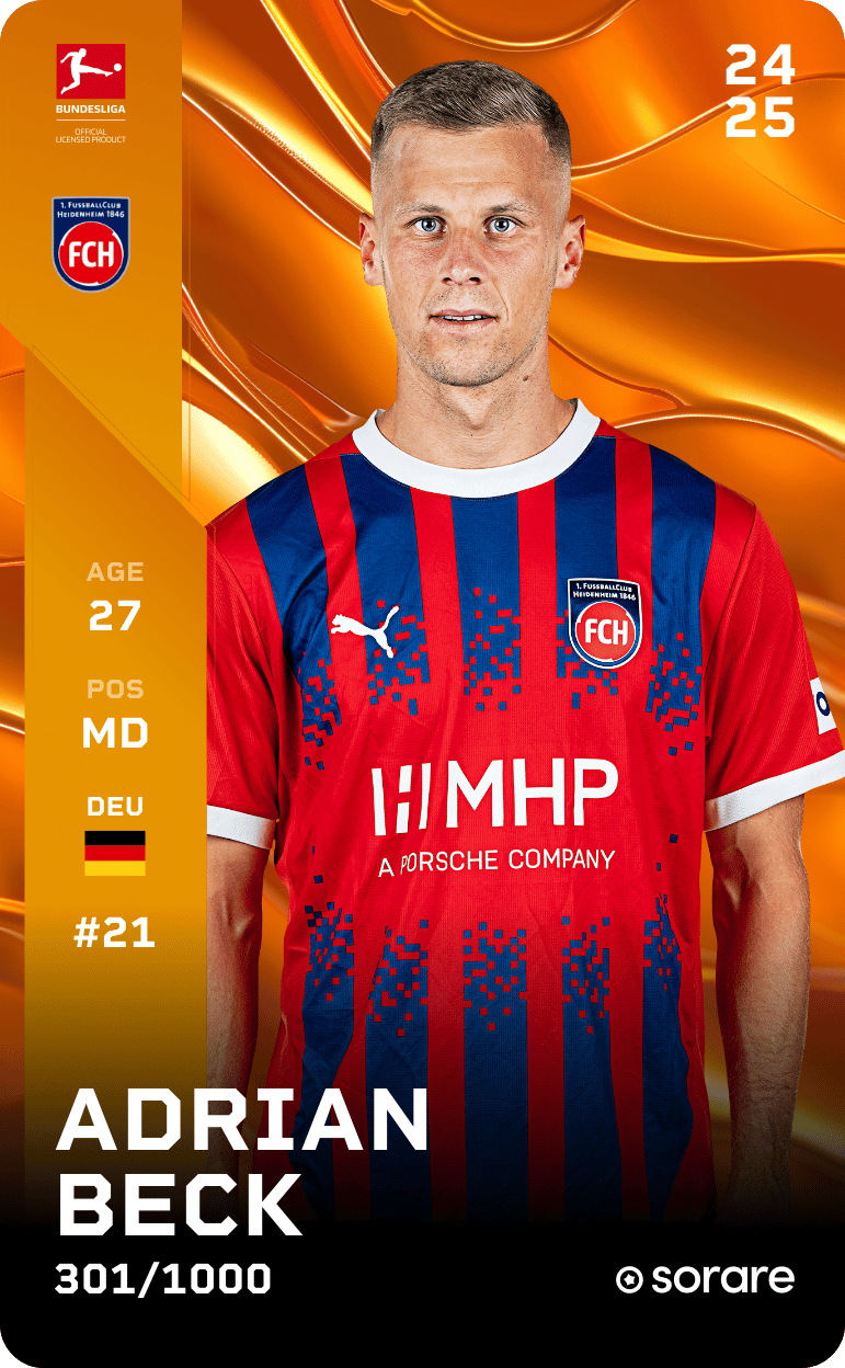 Adrian Beck 2024-25 • Limited 301/1000