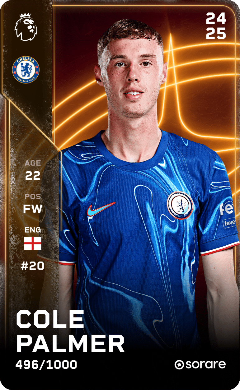Cole Palmer 2024-25 • Limited 496/1000