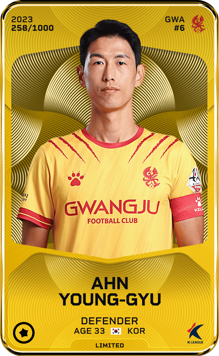 Ahn Young-Gyu 2023-24 • Limited 258/1000
