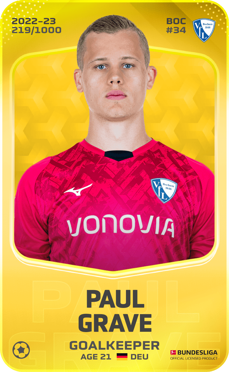 Paul Grave 2022-23 • Limited 219/1000