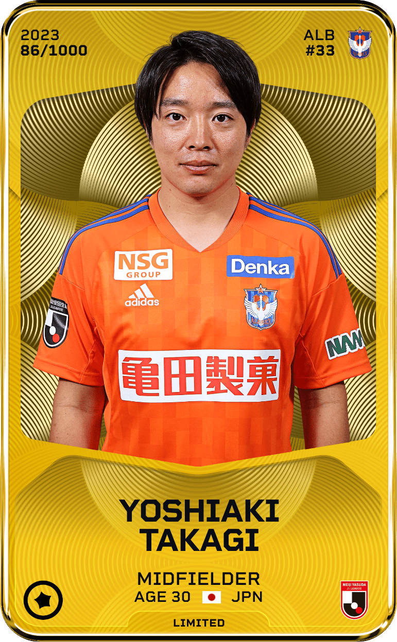 Yoshiaki Takagi 2023-24 • Limited 86/1000