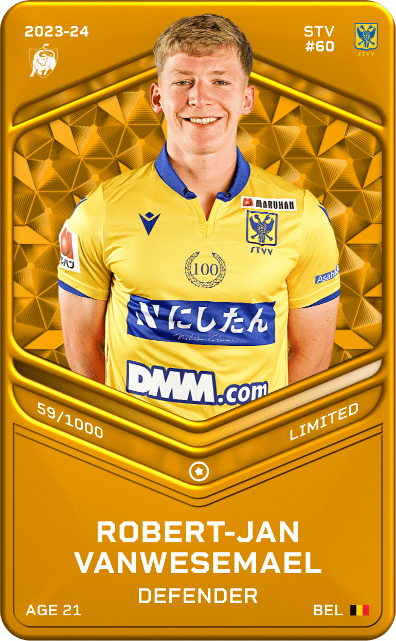 Robert-Jan Vanwesemael 2023-24 • Limited 59/1000