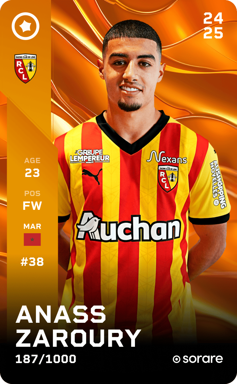 Anass Zaroury 2024-25 • Limited 187/1000