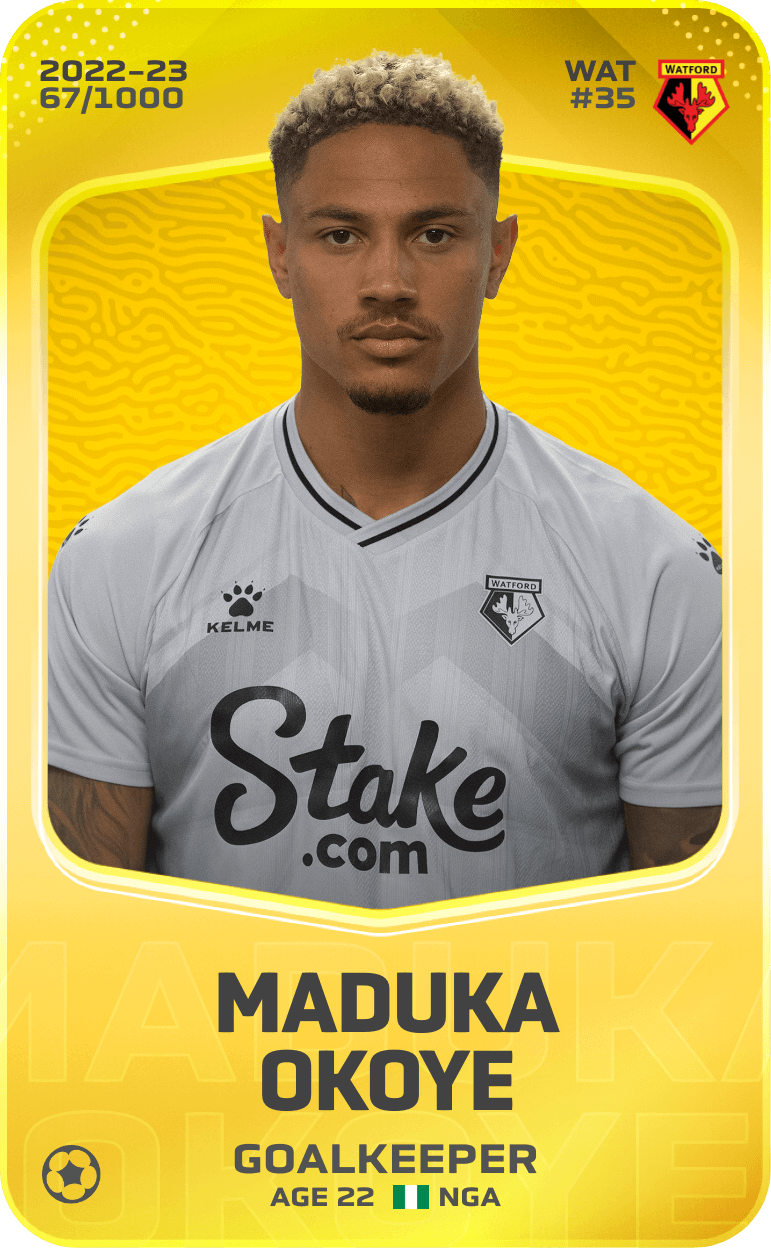 Maduka Okoye 2022-23 • Limited 67/1000