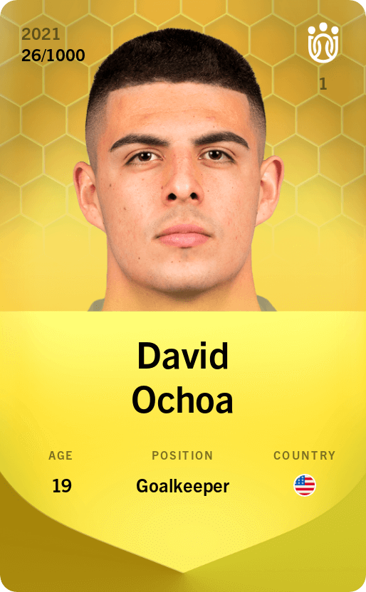 David Ochoa 2021-22 • Limited 26/1000