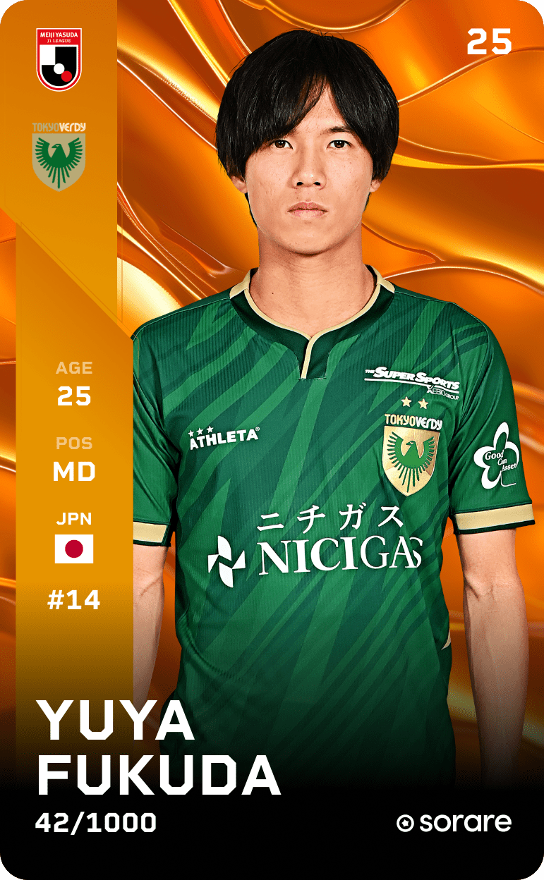 Yuya Fukuda 2025-26 • Limited 42/1000