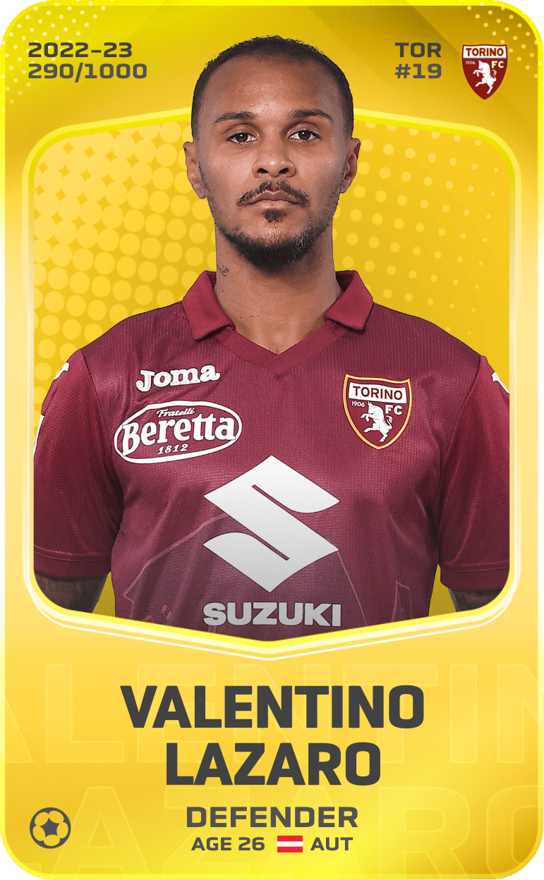 Valentino Lazaro 2022-23 • Limited 290/1000