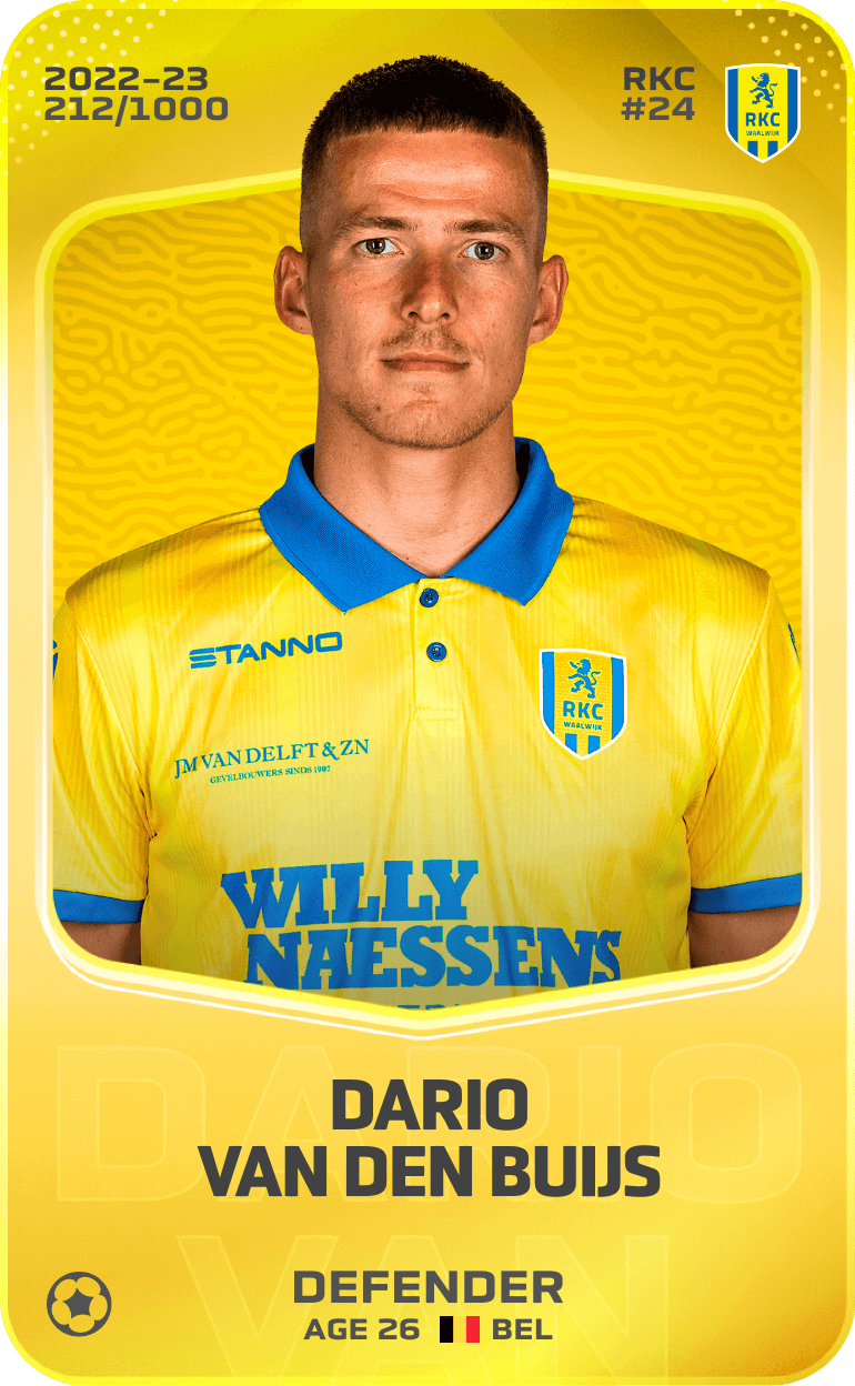 Dario Van den Buijs 2022-23 • Limited 212/1000