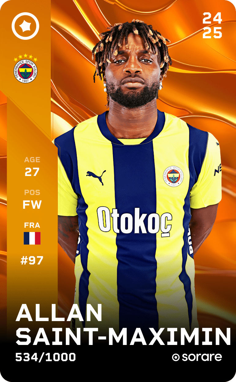Allan Saint-Maximin 2024-25 • Limited 534/1000