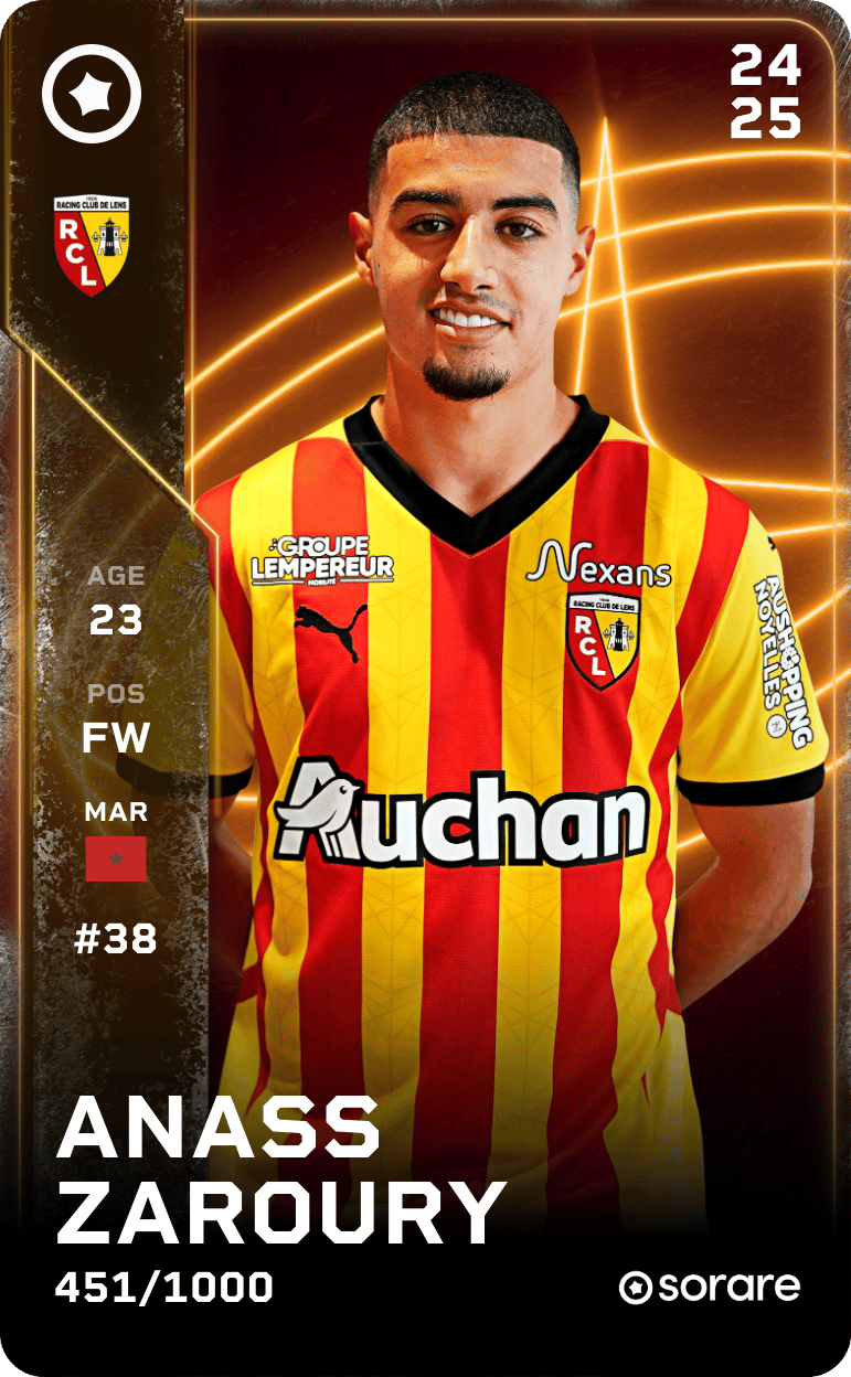 Anass Zaroury 2024-25 • Limited 451/1000