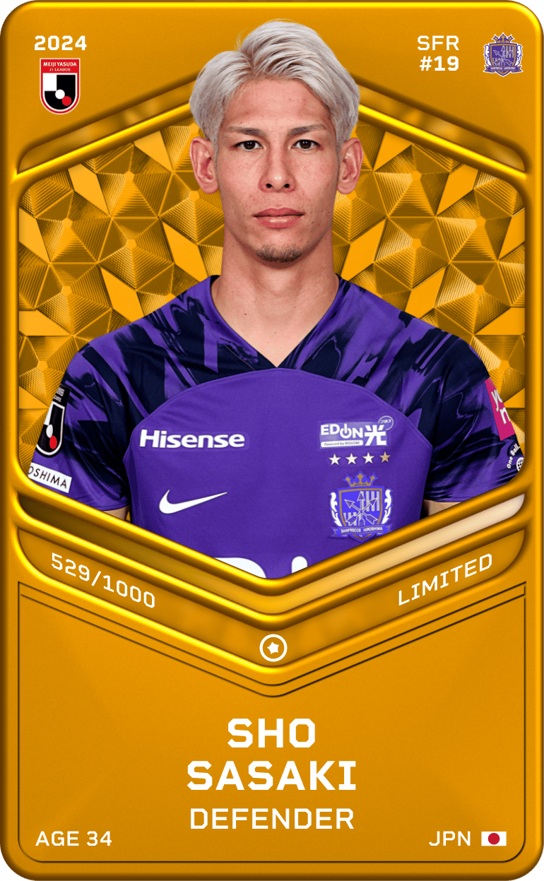 Sho Sasaki 2024-25 • Limited 529/1000