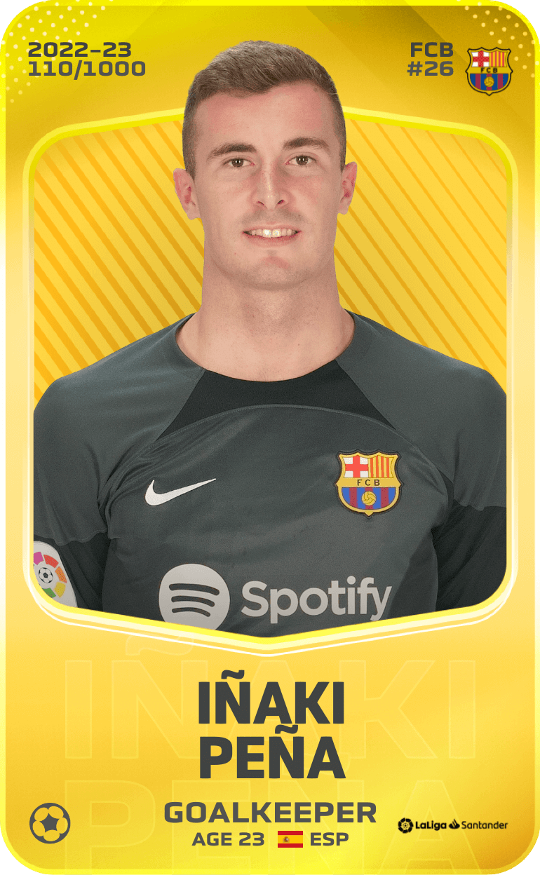 Iñaki Peña 2022-23 • Limited 110/1000