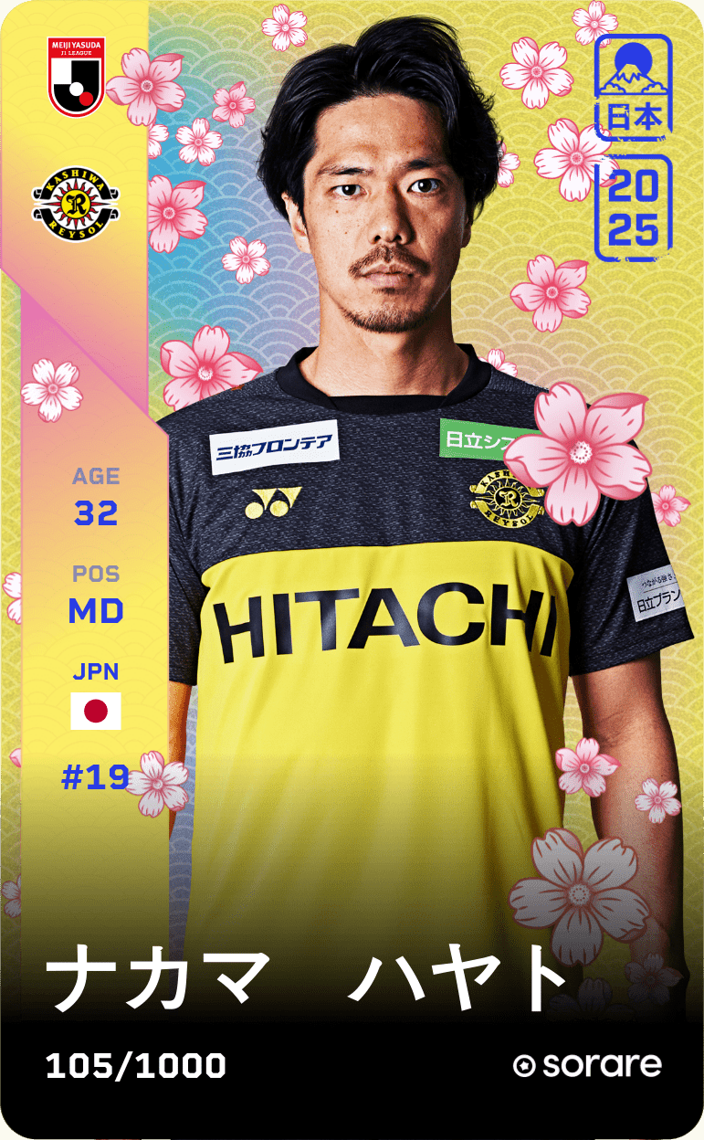 Hayato Nakama 2025-26 • Limited 105/1000
