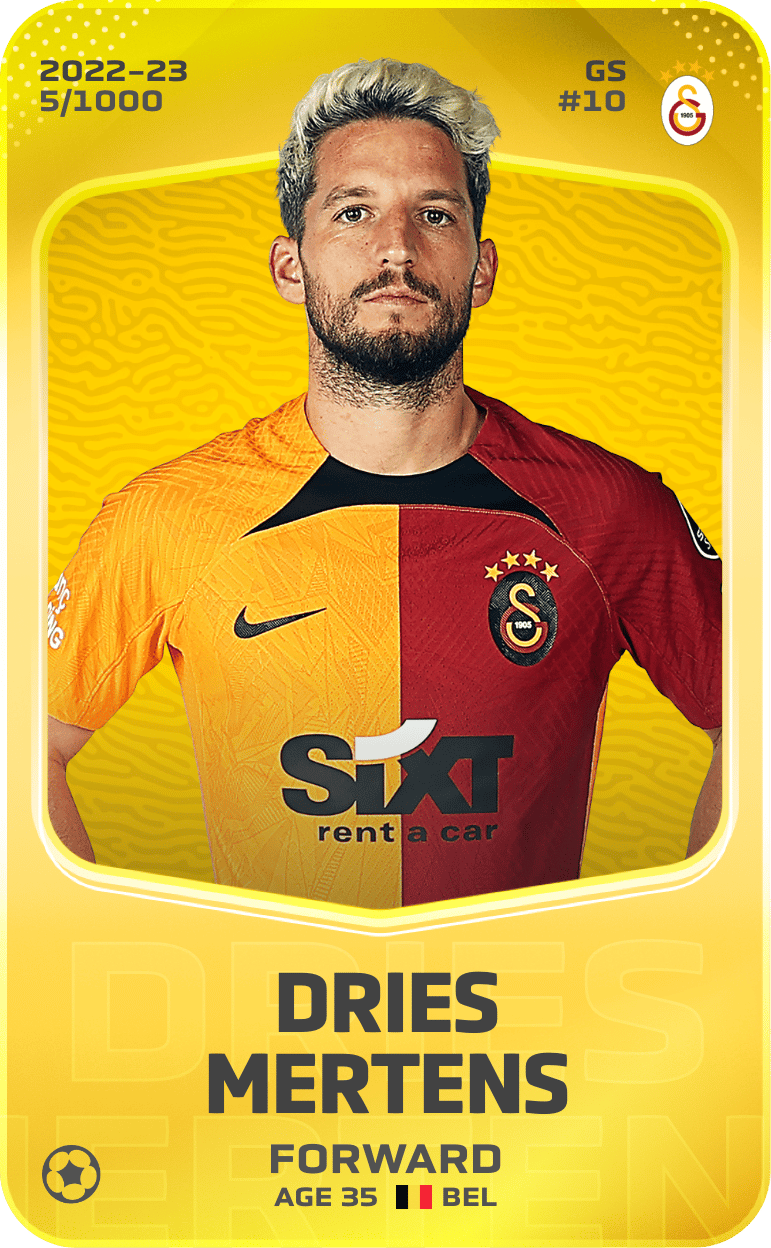 Dries Mertens 2022-23 • Limited 5/1000