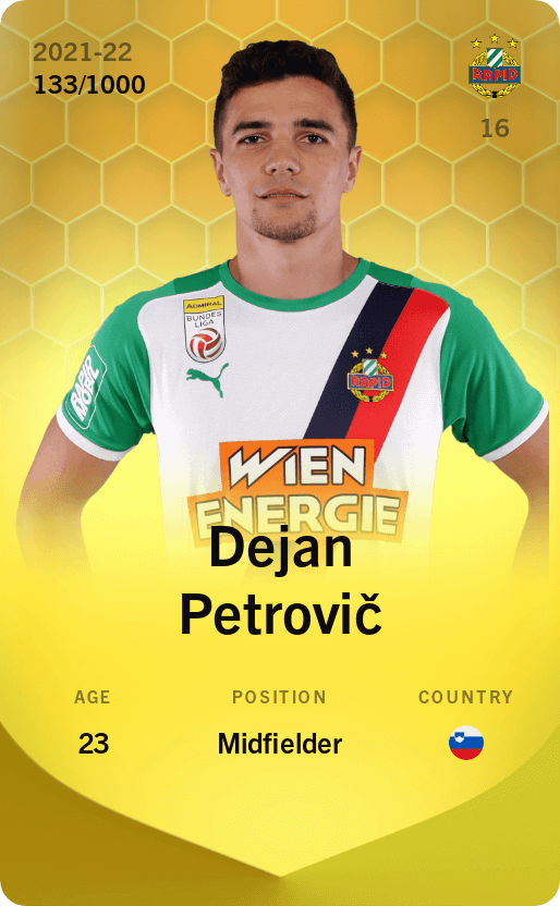 Dejan Petrovič 2021-22 • Limited 133/1000