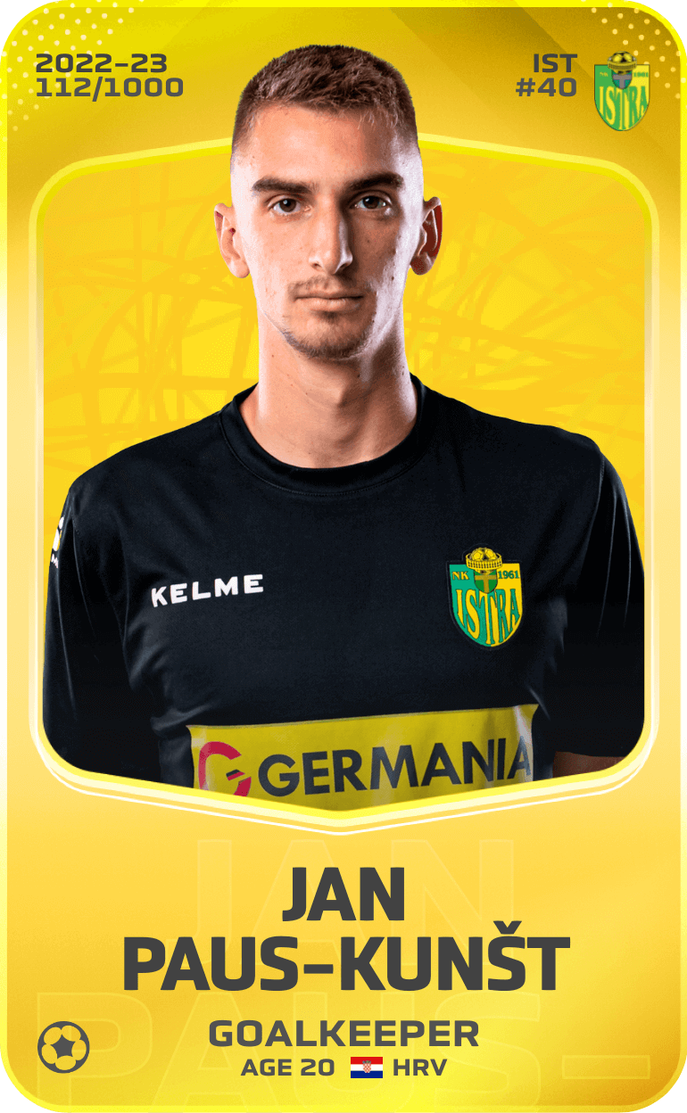 Jan Paus-Kunšt 2022-23 • Limited 112/1000