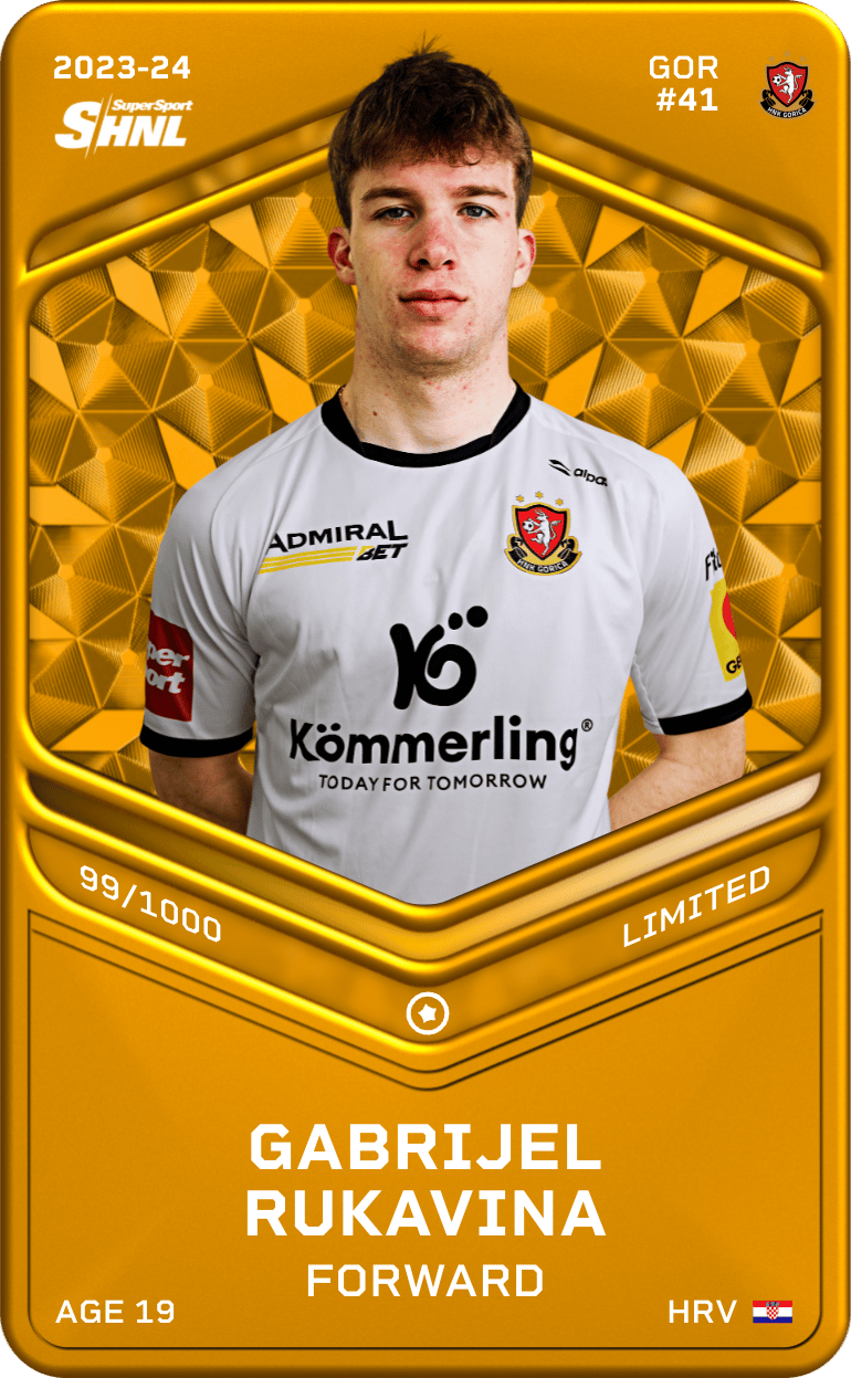 Gabrijel Rukavina 2023-24 • Limited 99/1000