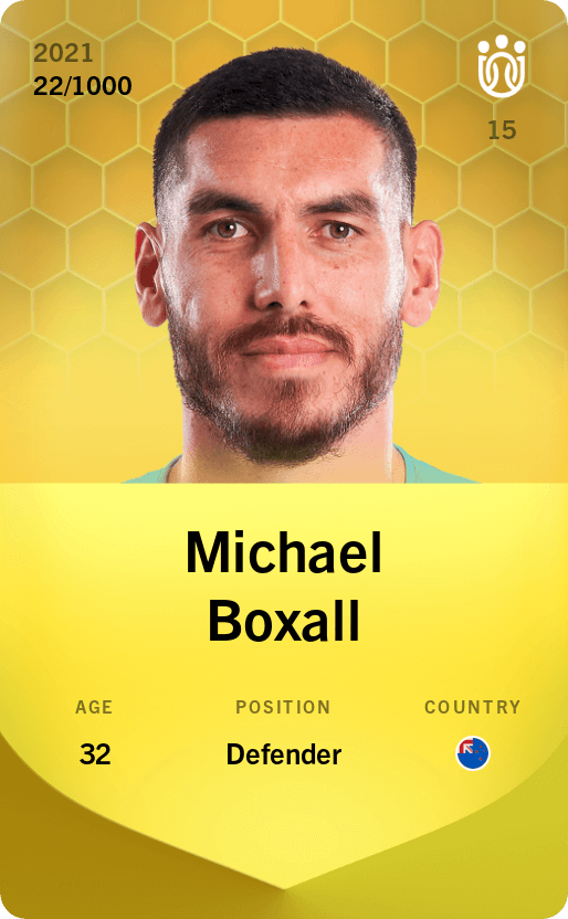 Michael Boxall 2021-22 • Limited 22/1000