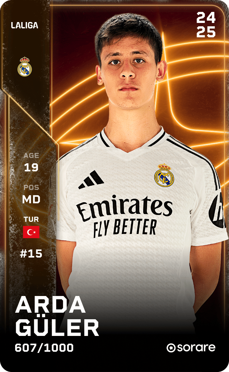 Arda Güler 2024-25 • Limited 607/1000
