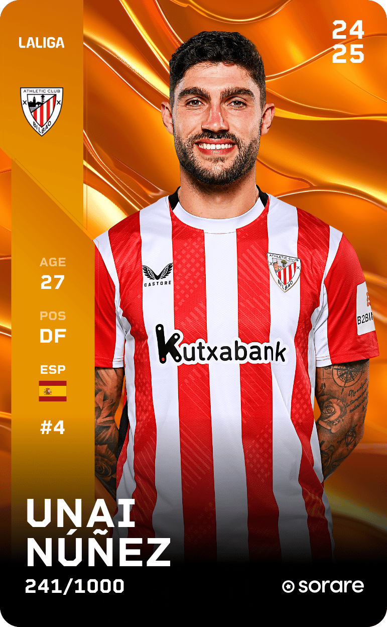 Unai Núñez 2024-25 • Limited 241/1000