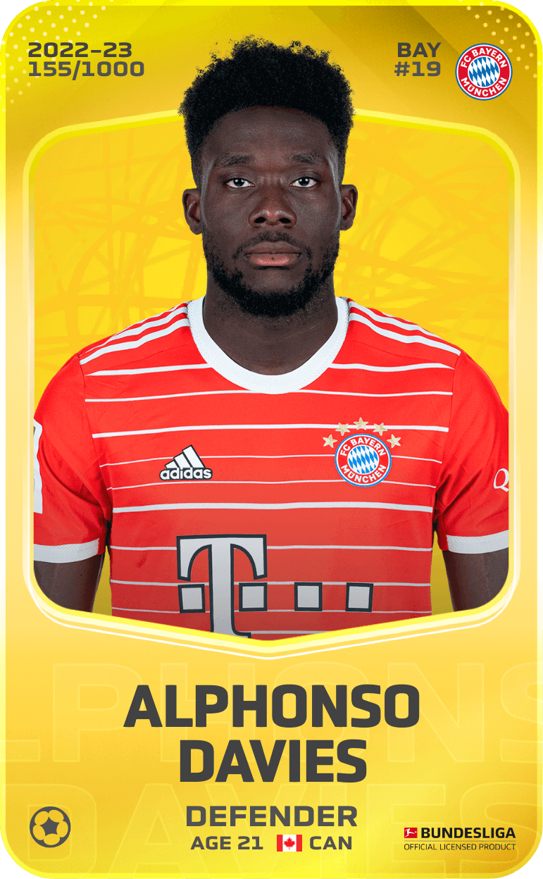 Alphonso Davies 2022-23 • Limited 155/1000