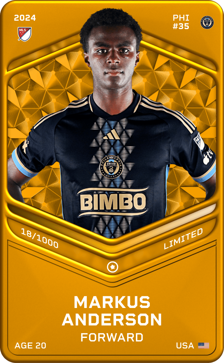 Markus Anderson 2024-25 • Limited 18/1000