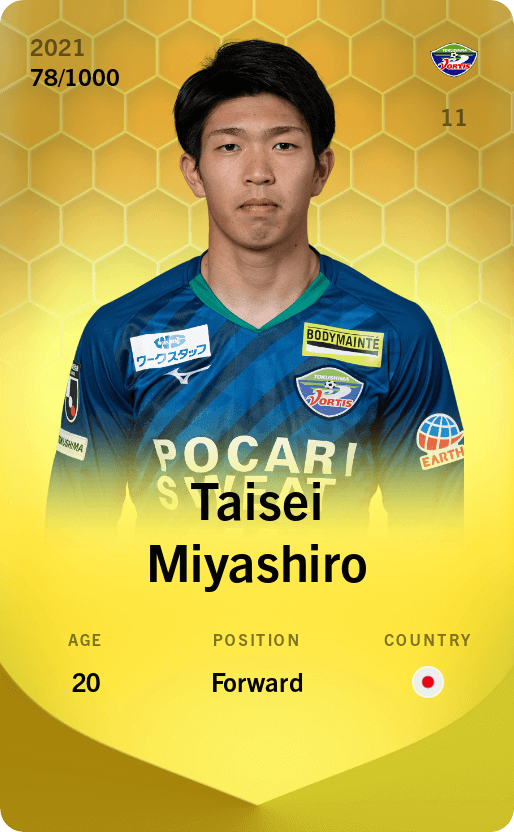 Taisei Miyashiro 2021-22 • Limited 78/1000