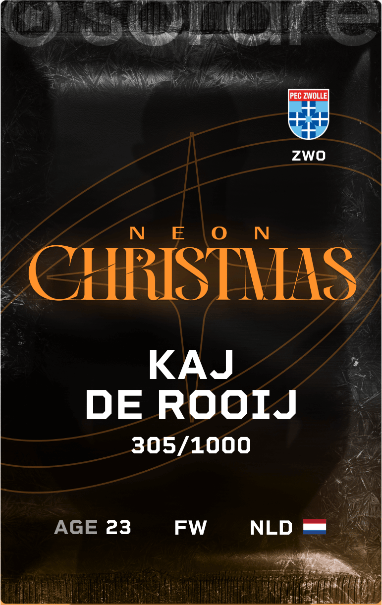 Kaj de Rooij 2024-25 • Limited 305/1000