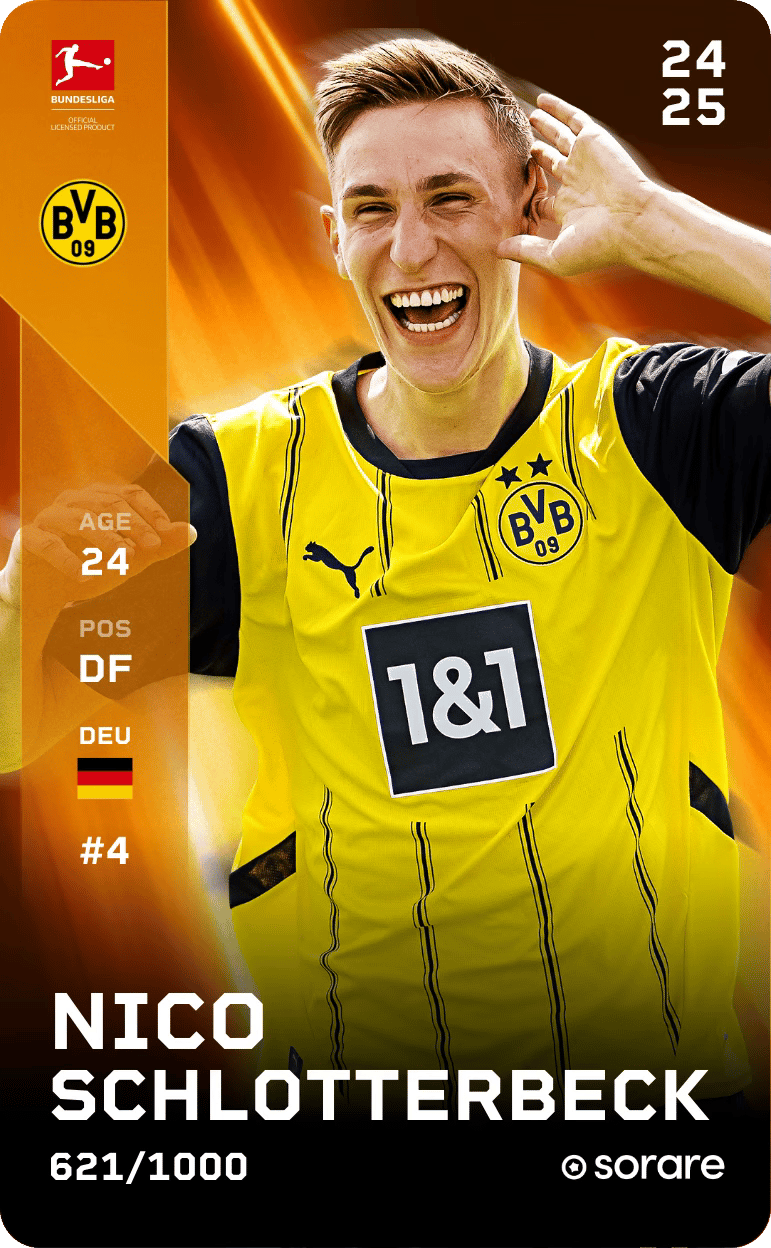 Nico Schlotterbeck 2024-25 • Limited 621/1000