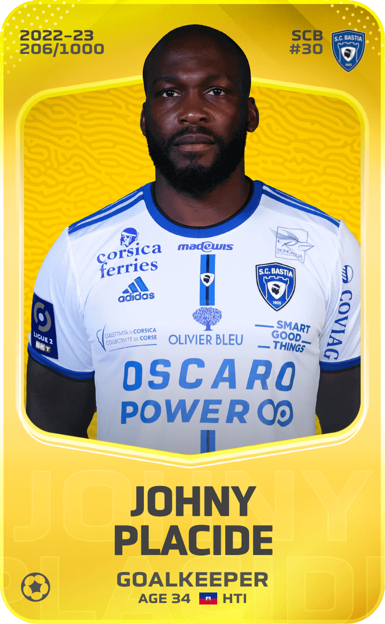 Johny Placide 2022-23 • Limited 206/1000