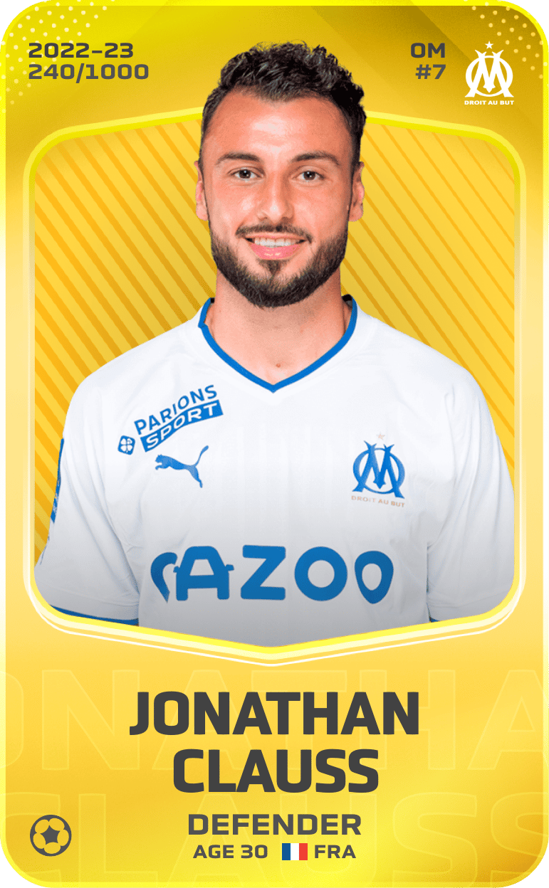 Jonathan Clauss 2022-23 • Limited 240/1000