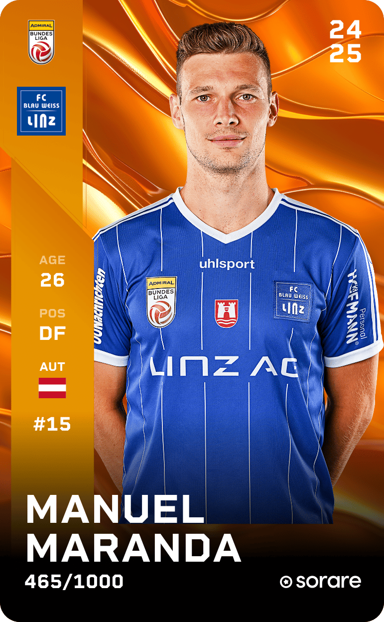 Manuel Maranda 2024-25 • Limited 465/1000