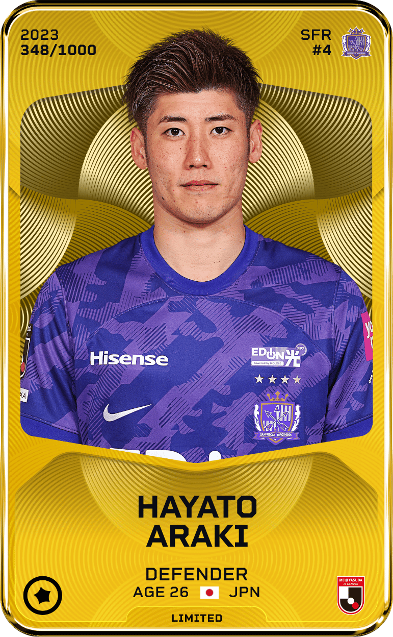 Hayato Araki 2023-24 • Limited 348/1000