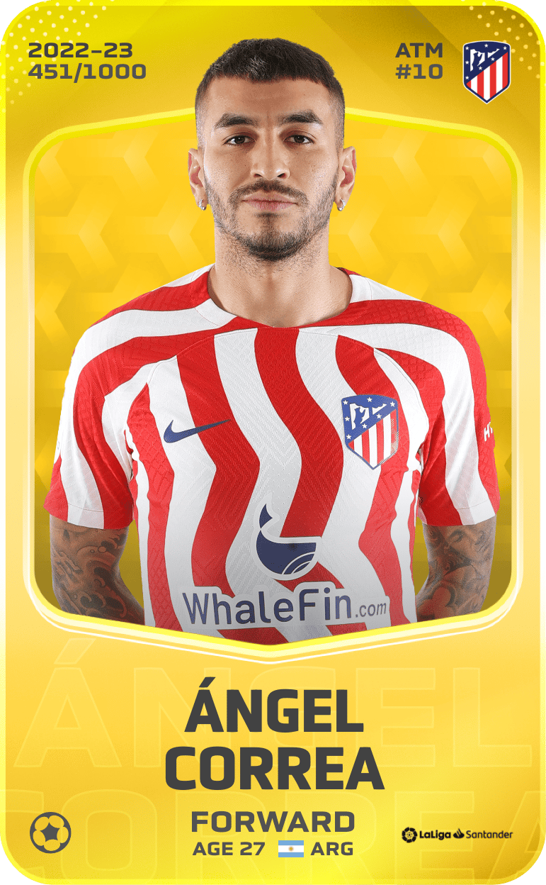 Ángel Correa 2022-23 • Limited 451/1000