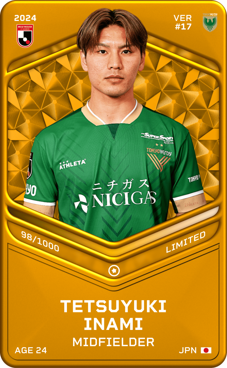 Tetsuyuki Inami 2024-25 • Limited 98/1000