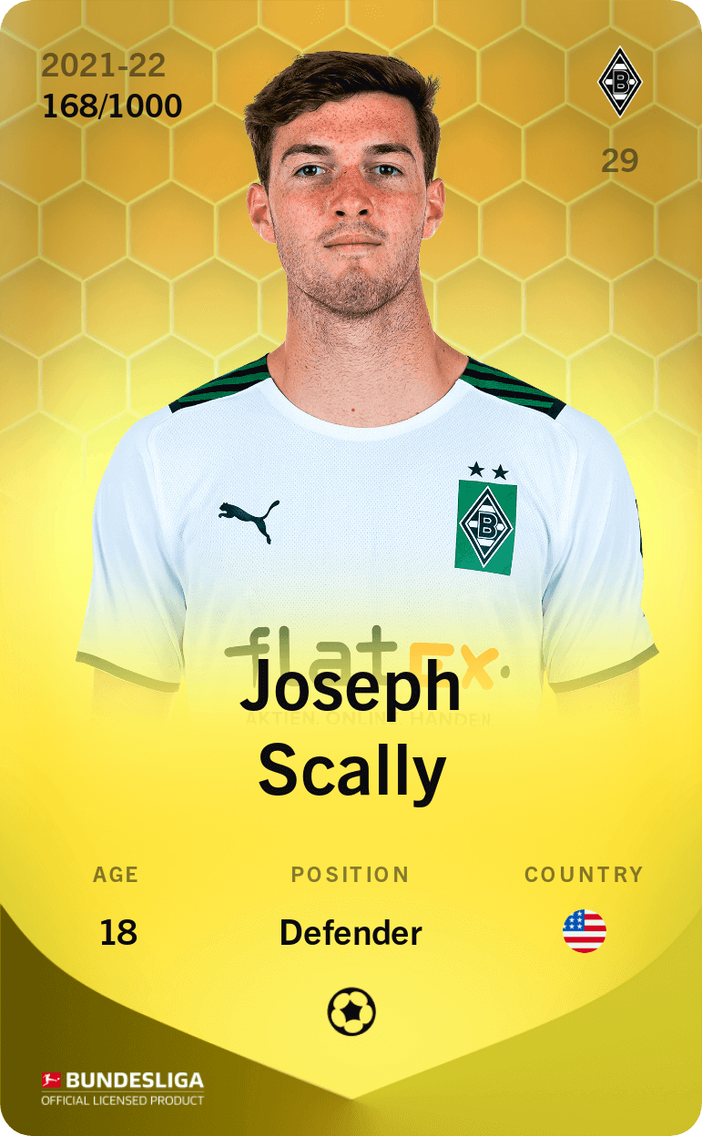Joseph Scally 2021-22 • Limited 168/1000